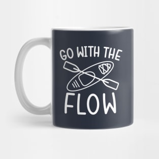 Go With The Flow Kayaking Camping Mug